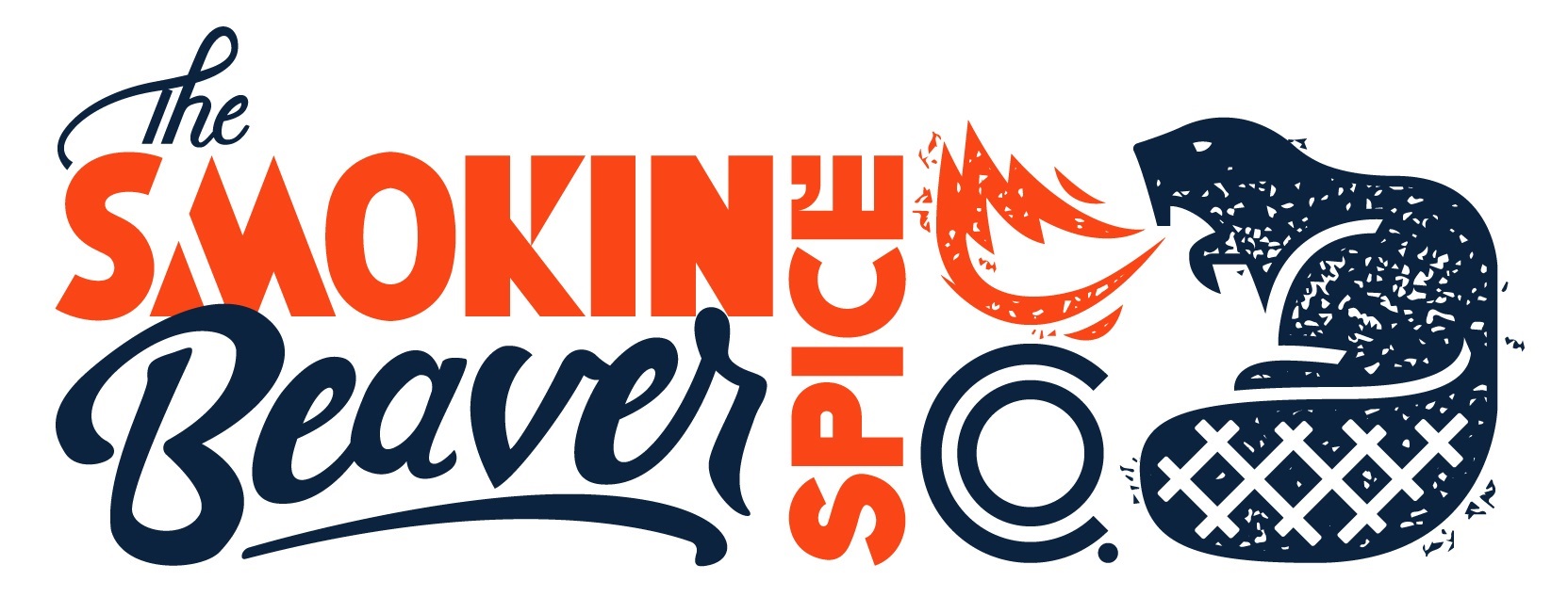 The Smokin' Beaver Spice Company Logo